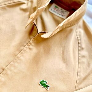Lacoste Beige Raincoat
